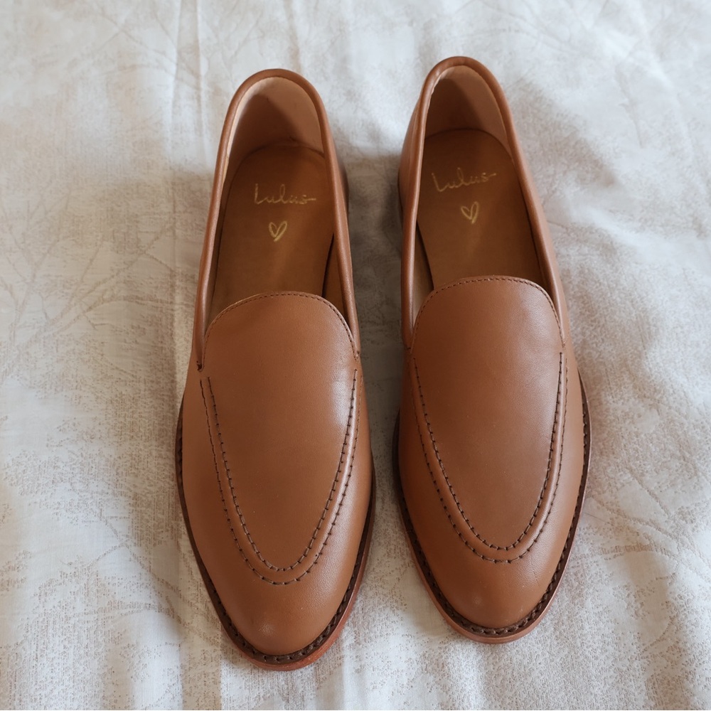 Lulu’s Genuine Leather Loafers